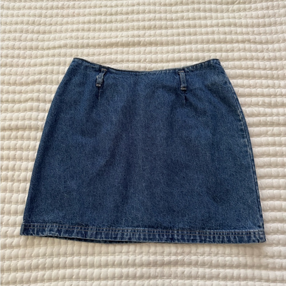 Vtg Xhilaration Denim Mini Skirt